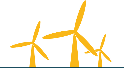 Grafik Windkraftanlage